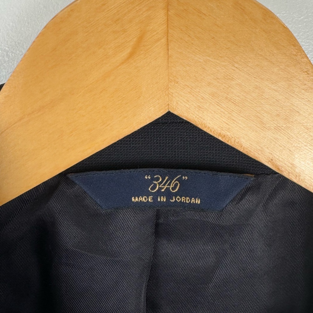 Brooks Brother Men Wool Black 346 Stretch Blazer Jacket Size 39S - Picture 3 of 7